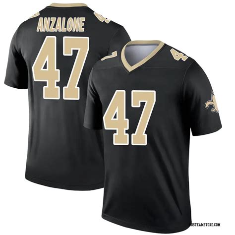 Men's Alex Anzalone New Orleans Saints Jersey - Black Legend