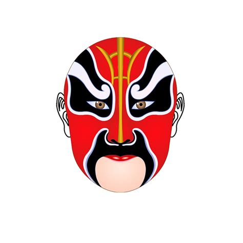 Chinese Opera Mask Peking China Facebook Transparent HQ PNG Download | FreePNGImg