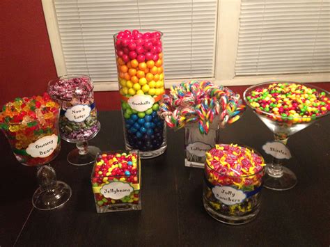 Rainbow candy bar | Paint party, Party time