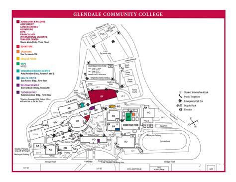 Glendale Community College Campus Map – Verjaardag Vrouw 2020