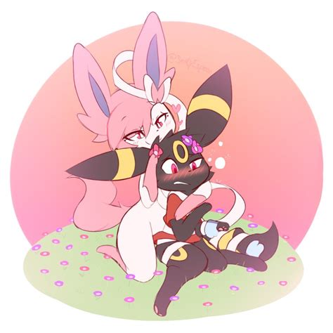 #Sylveon #Umbreon | Pokemon eeveelutions, Cute pokemon pictures, Pokemon eevee evolutions