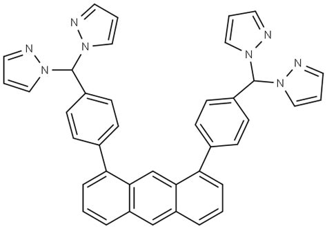 1,8-bis{4-[bis(1-pyrazolyl)methyl]phenyl}anthracene | 944821-28-7