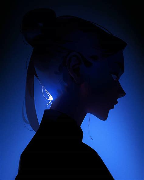 Blue Silhouette (1) by xxAMBIENCExx on DeviantArt