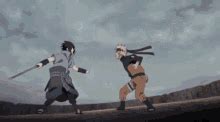 Rasengan Vs Chidori Gif