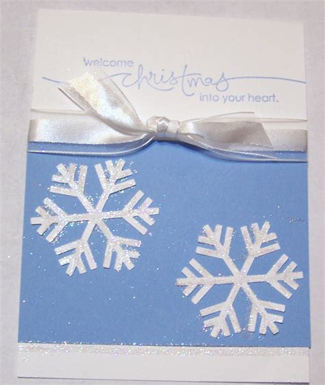 Stamping Ideas with Peg: Christmas Snowflake Card