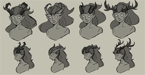 ArtStation - Tiefling Horn Designs