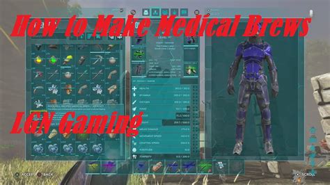 How to Make the Medical Brew in Ark - YouTube