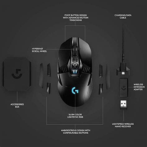 Logitech G903 Lightspeed Mouse - Specs, Compare Prices | Pangoly