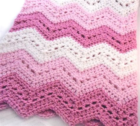 PDF Pattern to Make Lace Chevron Baby Blanket - Etsy Australia | Crochet baby patterns, Crochet ...