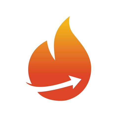 Flame logo vector design 23171708 Vector Art at Vecteezy