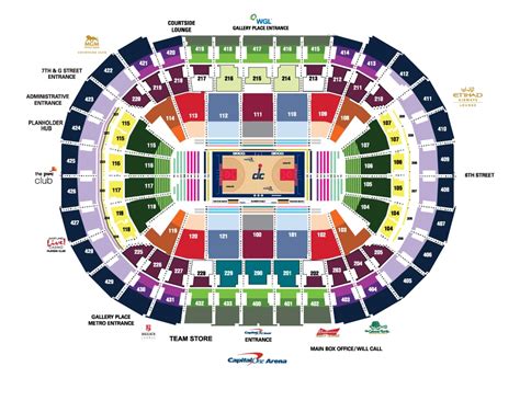 Verizon Center Interactive Seating Chart Wizards | Brokeasshome.com