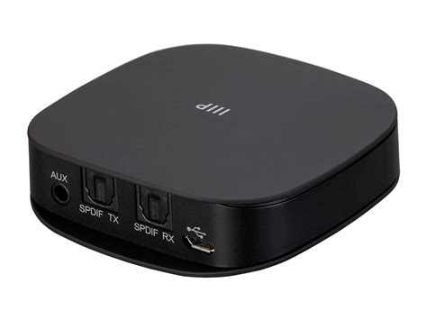 Monoprice Premium Bluetooth 5 Transmitter and Receiver with Qualcomm aptX Audio, Qualcomm aptx ...