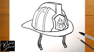 How To Draw A Firefighter Helmet