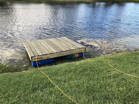 Floating Dock With Barrels (UPDATED) : 9 Steps (with Pictures) - Instructables