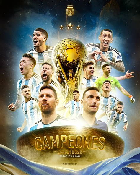 Argentina Campeón del mundo - FIFA World Cup Qatar 2022 :: Behance