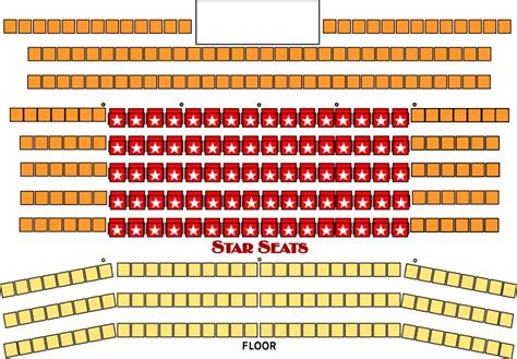 Juanita K Hammons Hall Detailed Seating Chart | Elcho Table