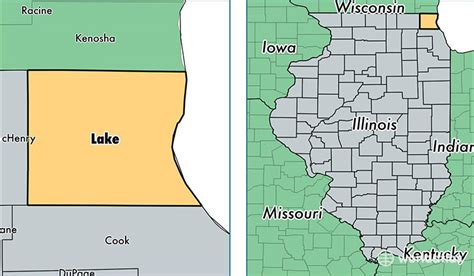 Lake County Illinois Map | Zip Code Map