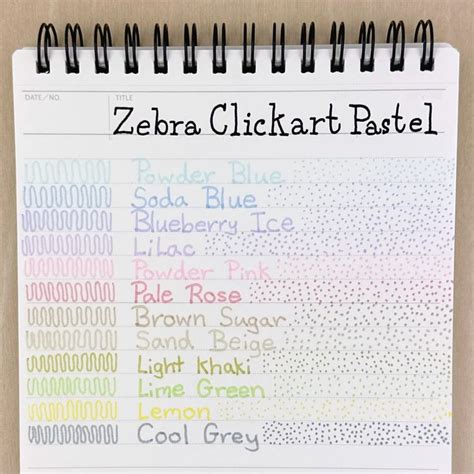 Zebra ClickArt Retractable Marker - Pastel Colors | Stationery organization, Markers, Zebra