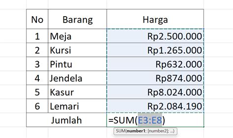 Daftar Rumus Excel Lengkap: Pertambahan, Pengurangan, Perkalian ...