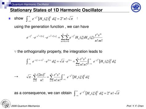 PPT - Quantum Harmonic Oscillator PowerPoint Presentation, free download - ID:3220710