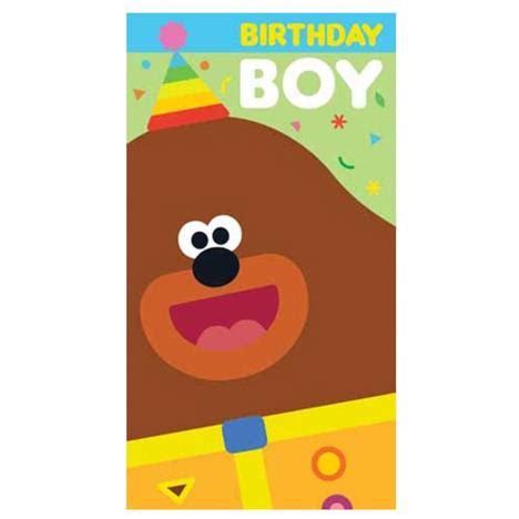 Birthday Boy Hey Duggee Birthday Card (HD005) - Character Brands