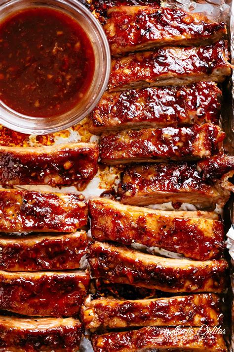 pork bbq ribs calories