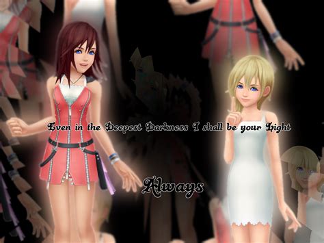 Kairi and Namine Wallpaper by Aegair on DeviantArt