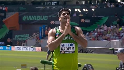 Javelin thrower Arshad Nadeem qualifies for Paris Olympics