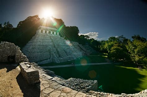 Winter Solstice Sun at Palenque - Mayan Pyramids by Tomas A. - Photo ...