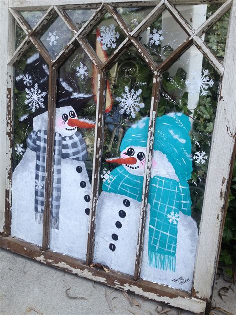 Winter Window Painting Ideas Easy