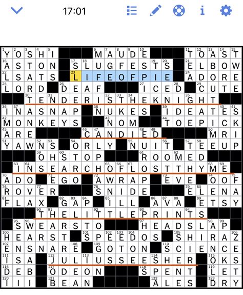 The New York Times Crossword Puzzle Solved: Sunday's New York Times crossword puzzle solved ...