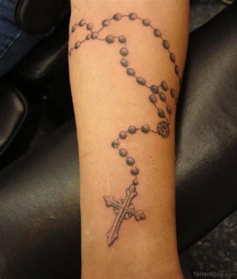 52 Great Rosary Tattoos On Arm