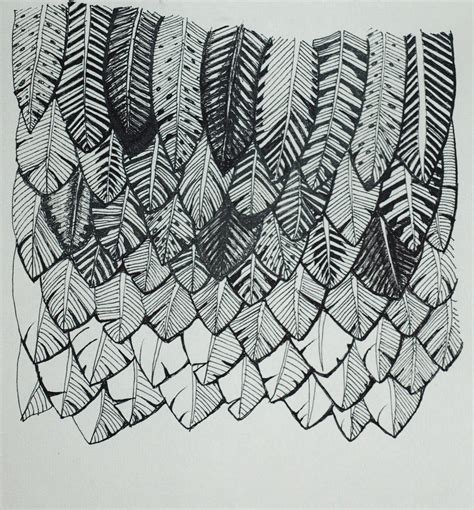 novstuff+023.JPG (1485×1600) | Feather pattern, Pattern sketch, Feather texture