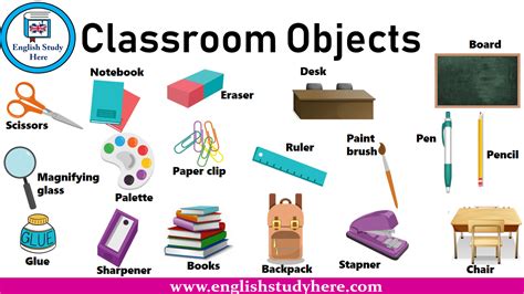 Classroom Objects - English Study Here