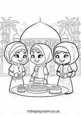 Islamic Coloring Pages For Muslim Kids  In The Playroom sketch template