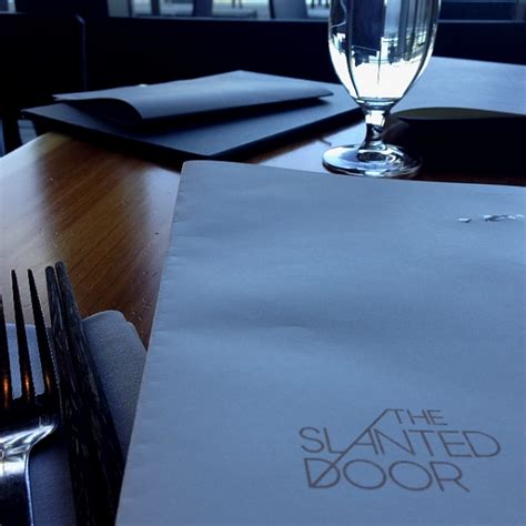 Slanted Door menu 1 - The Culinary Cellar