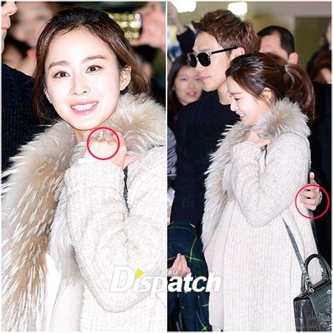 This Is What Kim Tae Hee And Rain's Wedding Rings Look Like - Koreaboo