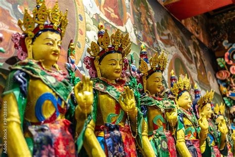 Statue Inside Tawang Monastery in Arunachal Pradesh, India Stock Photo ...