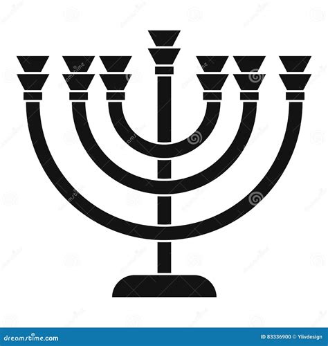 Big Menorah Icon. Trendy Big Menorah Logo Concept On White Background ...