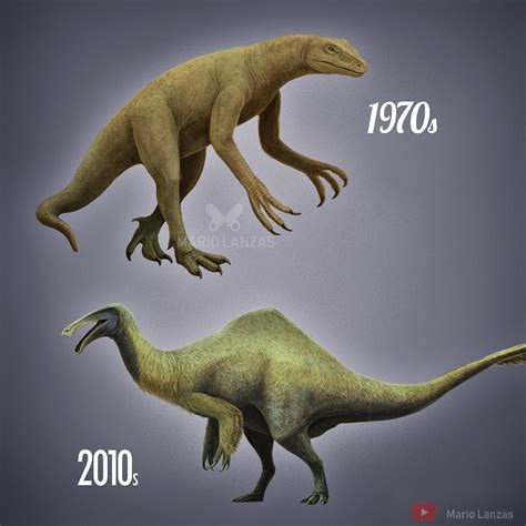 Deinocheirus Then and Now by MarioLanzas on DeviantArt