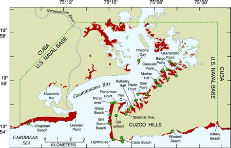 Map showing the extent of the Jaimanitas Formation (emergent coral reef ...