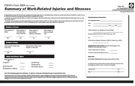 Osha Form 300 Due Date 2023 - Printable Forms Free Online