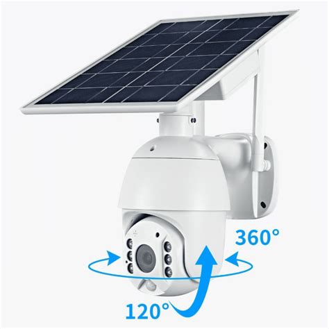 HD Intelligent Solar Energy Alert PTZ Camera - Multi Junction