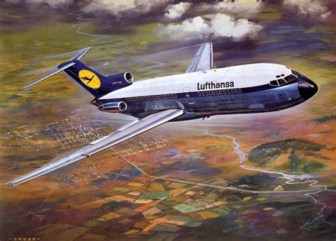 2017 Hot Selling Hd Print Oil Painting On Canvas Roy Cross Lufthansa ...