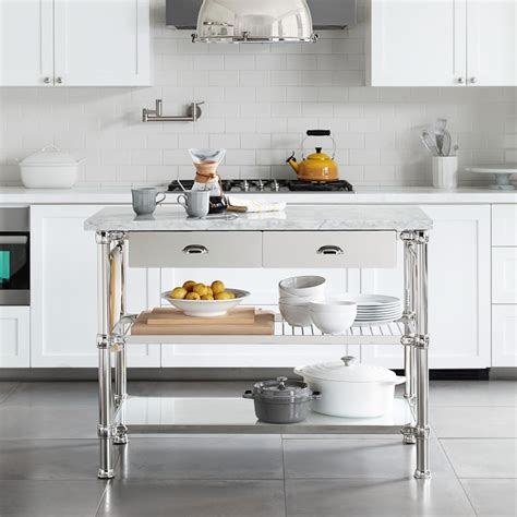 Modular Marble Top Kitchen Island | Williams Sonoma