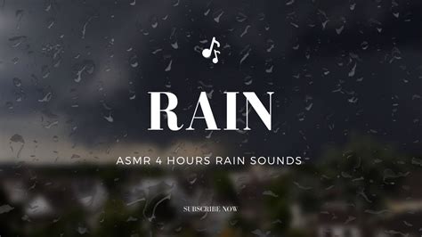 Rain sounds | No music | No talking | ASMR | 4 hours #asmr #rain #nature #sound - YouTube