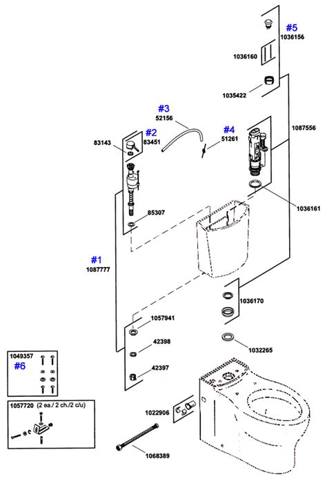 Kohler Water Closet Parts | Dandk Organizer