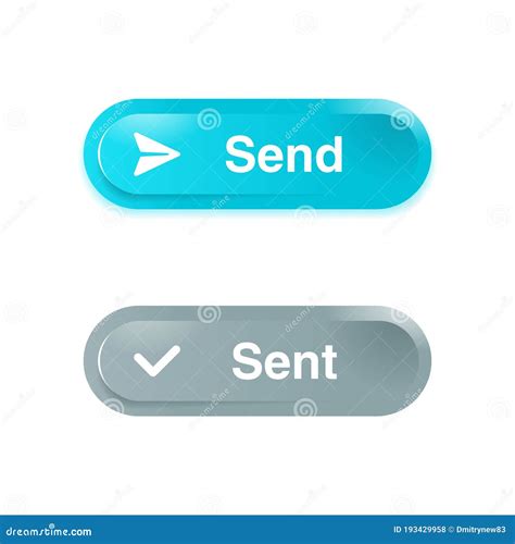 Send Button with Paper Airplane and Tick Mark - Stock Vector ...