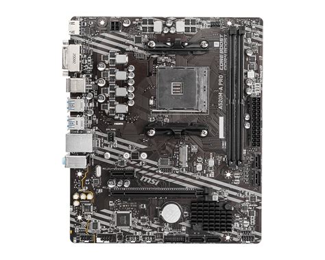 MSI A520M-A PRO Motherboard (AMD Ryzen 3000 3rd Gen AM4, DDR4, M.2, USB ...