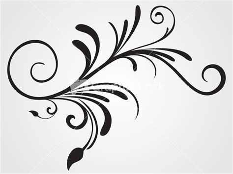 Background With Flourish Design Tattoo